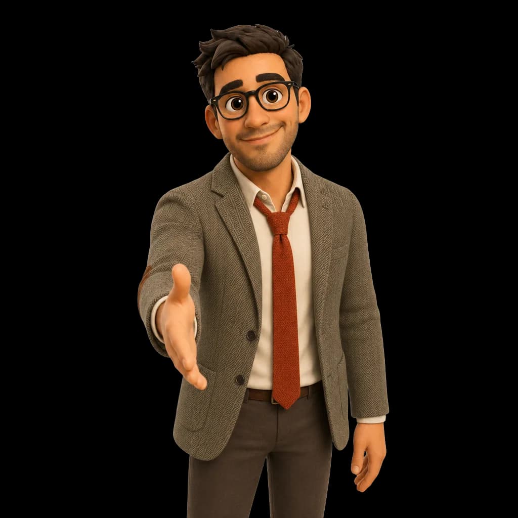 Mr Credit qui tend la main pour une poignée de main